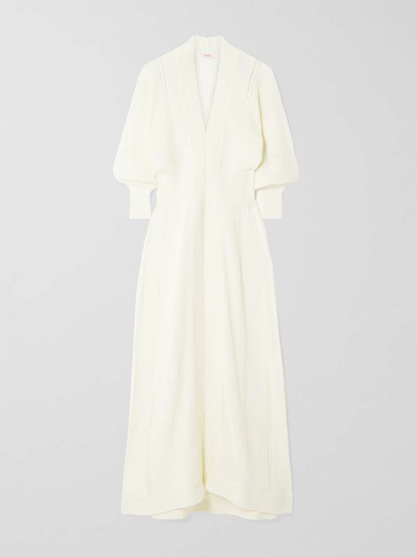 Eres Stella Crocheted Cotton-blend Maxi Dress