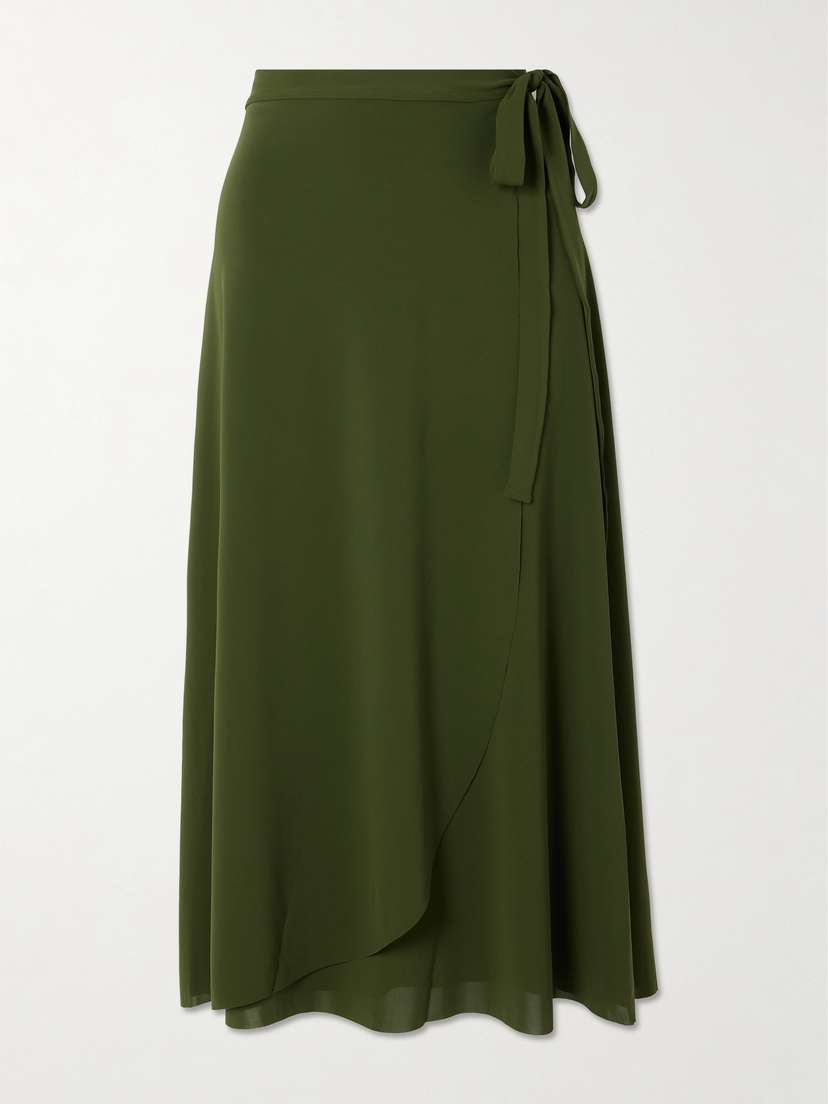 Eres Julieta Stretch-jersey Midi Wrap Skirt