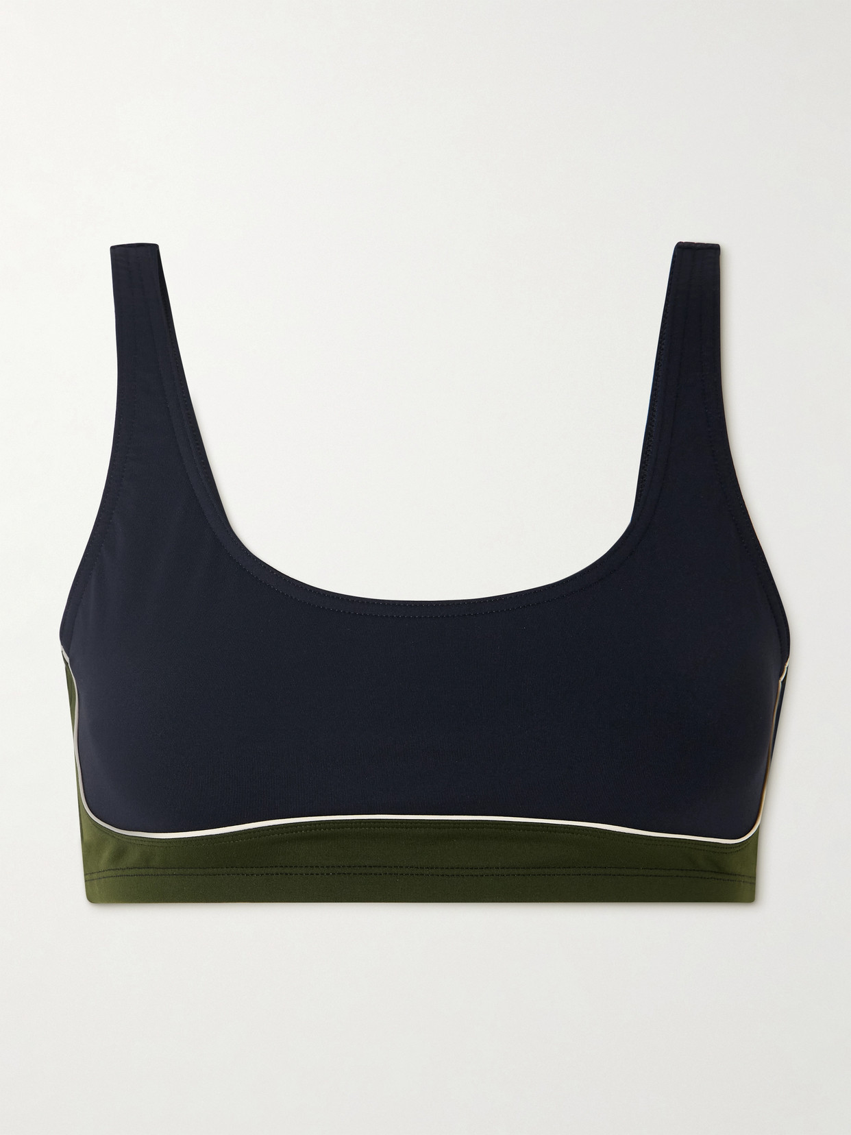 Eres Finale Color-block Bikini Top In Blue