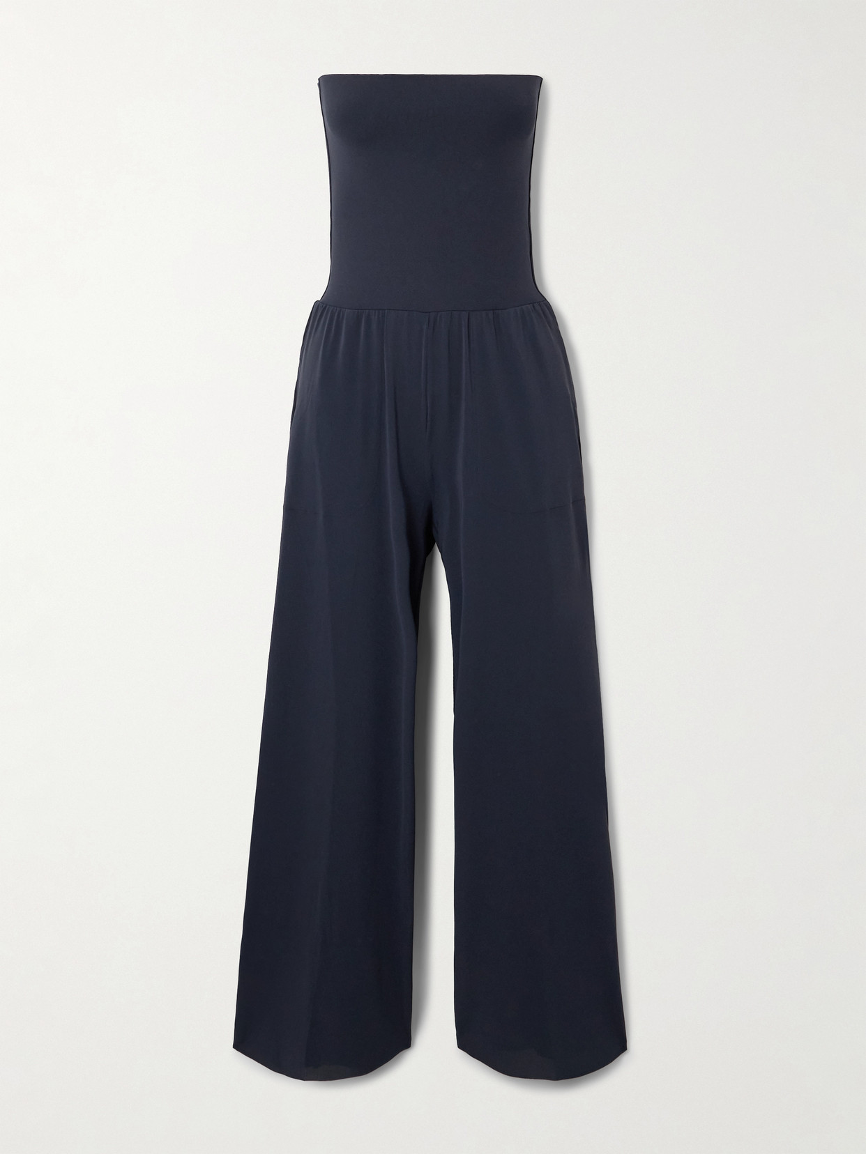 Eres Les Essentiels Dao Convertible Stretch-jersey Jumpsuit In Blue