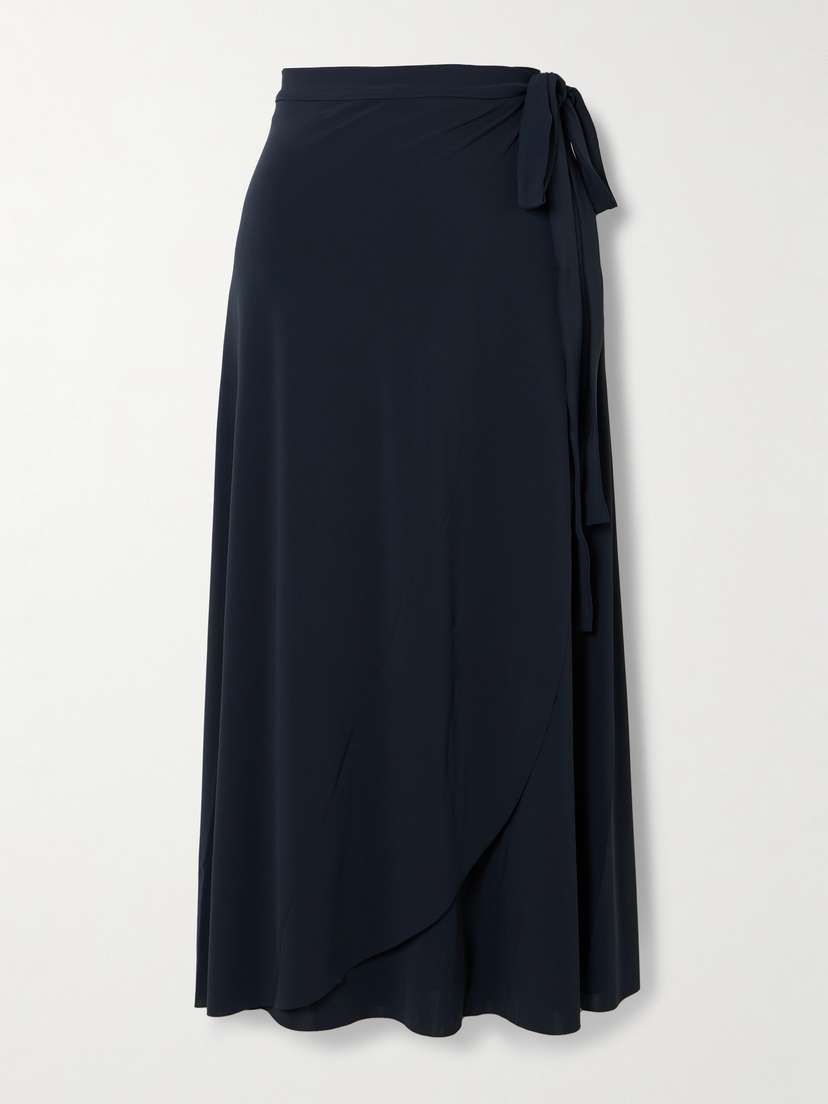 Eres Julieta Stretch-jersey Midi Wrap Skirt