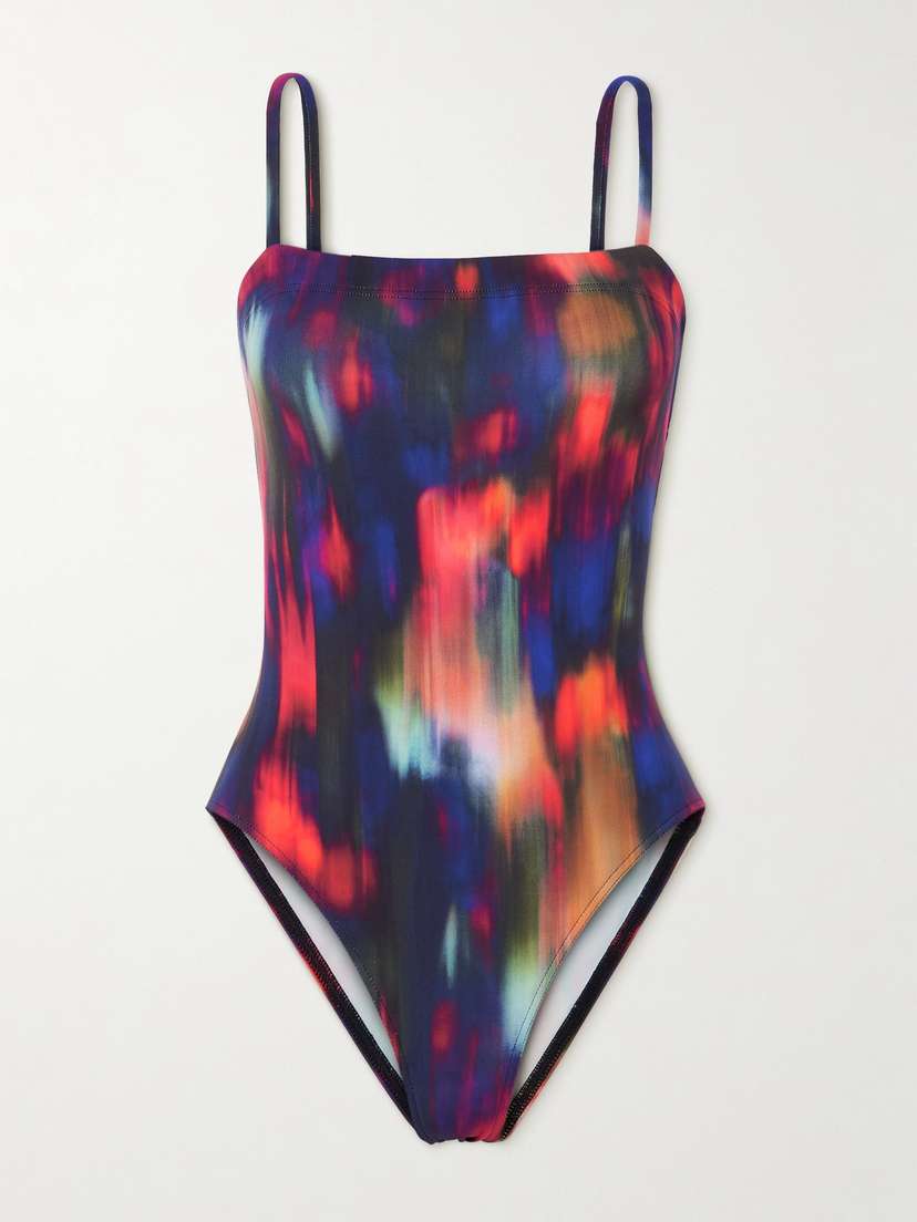 Eres Comete Printed Swimsuit