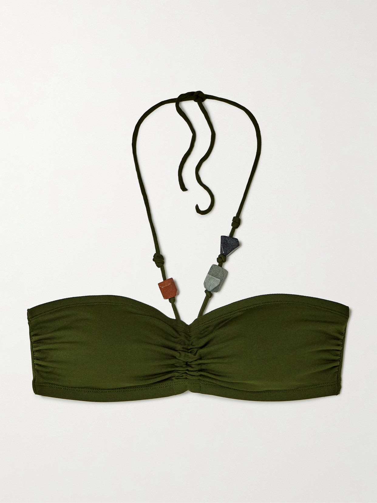 Eres Polaris Bikini Top In Green