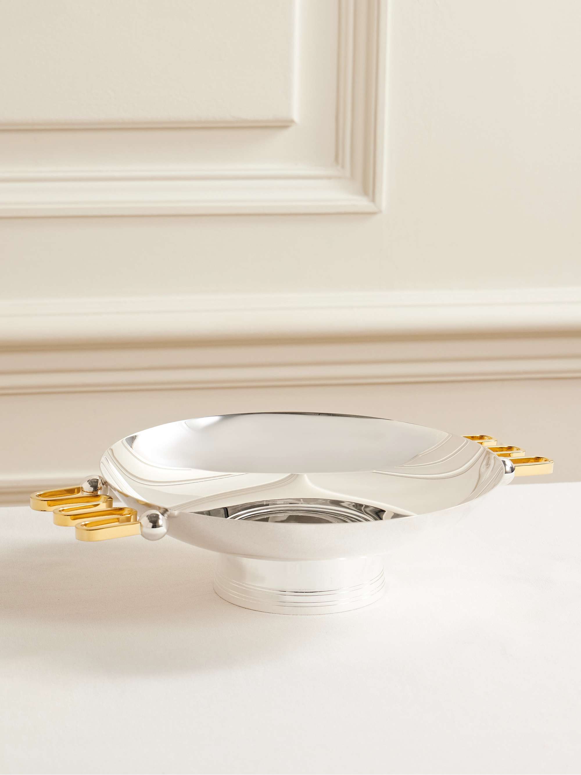 CHRISTOFLE Silver-plated and gold-tone bowl | NET-A-PORTER