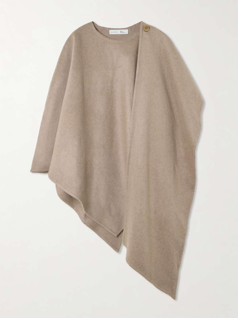 NET-A-PORTER For The King’s Foundation Wool And Cashmere-blend Wrap