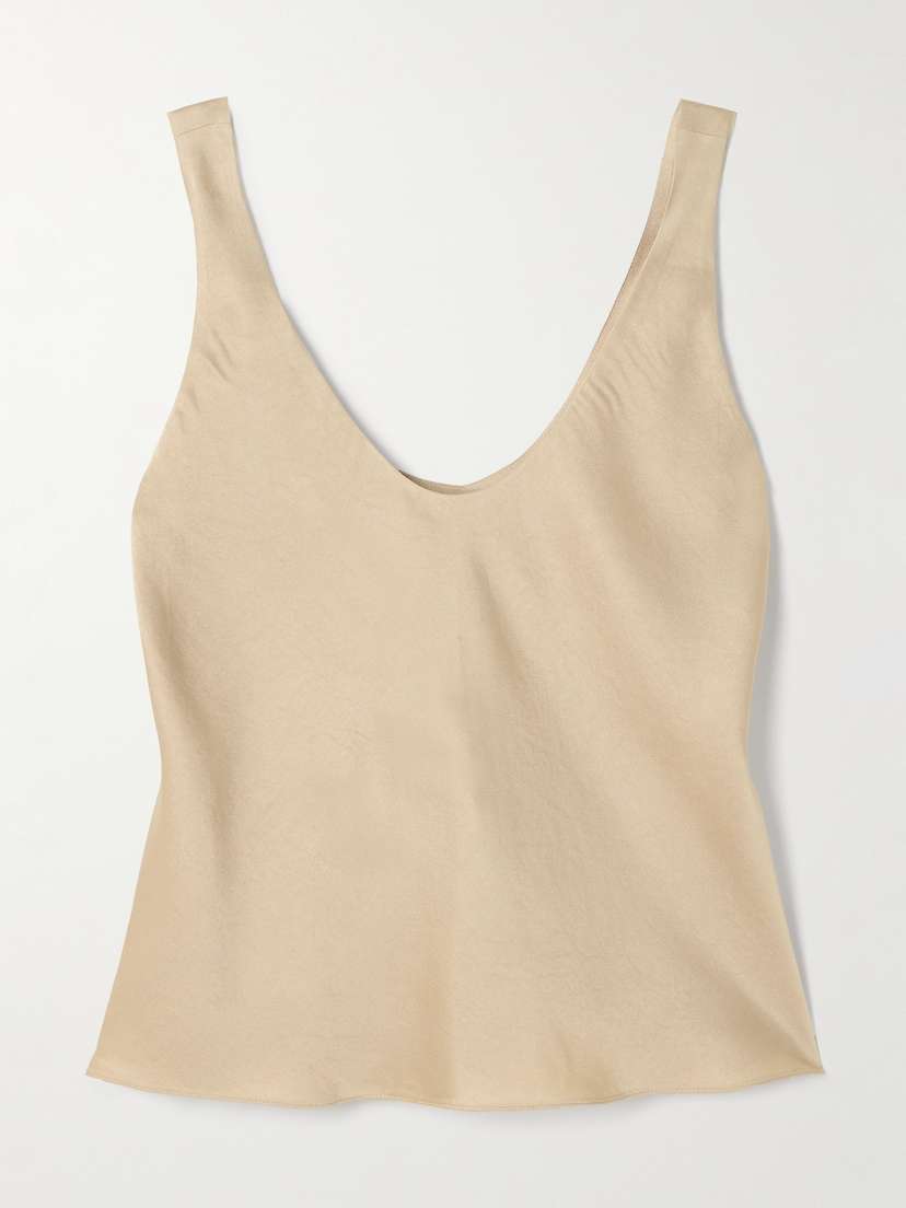 NET-A-PORTER For The King’s Foundation Satin Tank