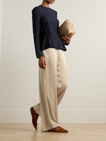 NET-A-PORTER FOR THE KING’S FOUNDATION Satin pants