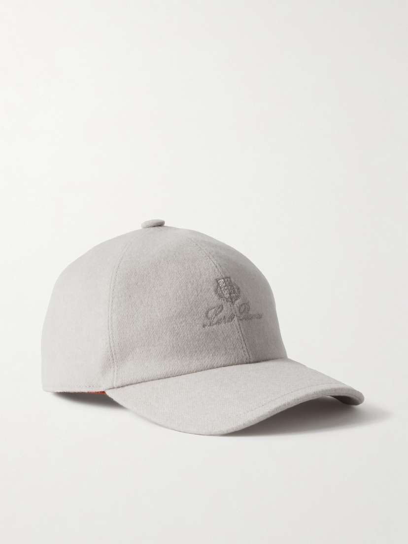 Loro Piana Embroidered torm ystem® Cashmere-felt Baseball Cap