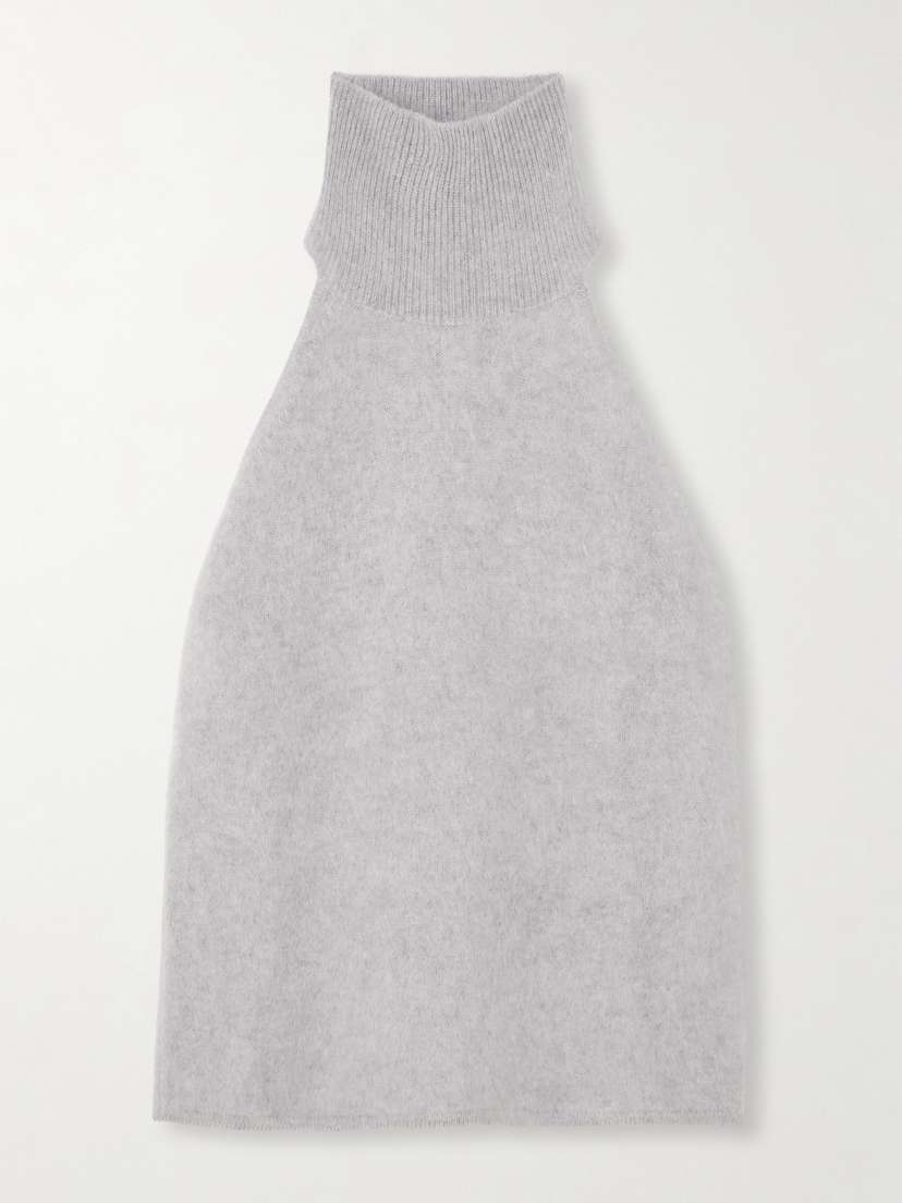 Lisa Yang Leya Brushed-cashmere Turtleneck Top