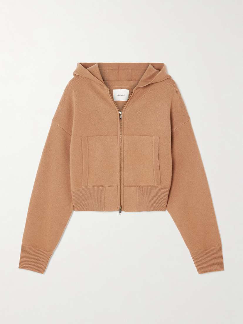 Lisa Yang Lilia Cropped Cashmere Hoodie