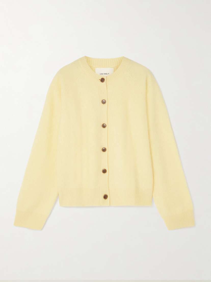 Lisa Yang Melba Brushed-cashmere Cardigan