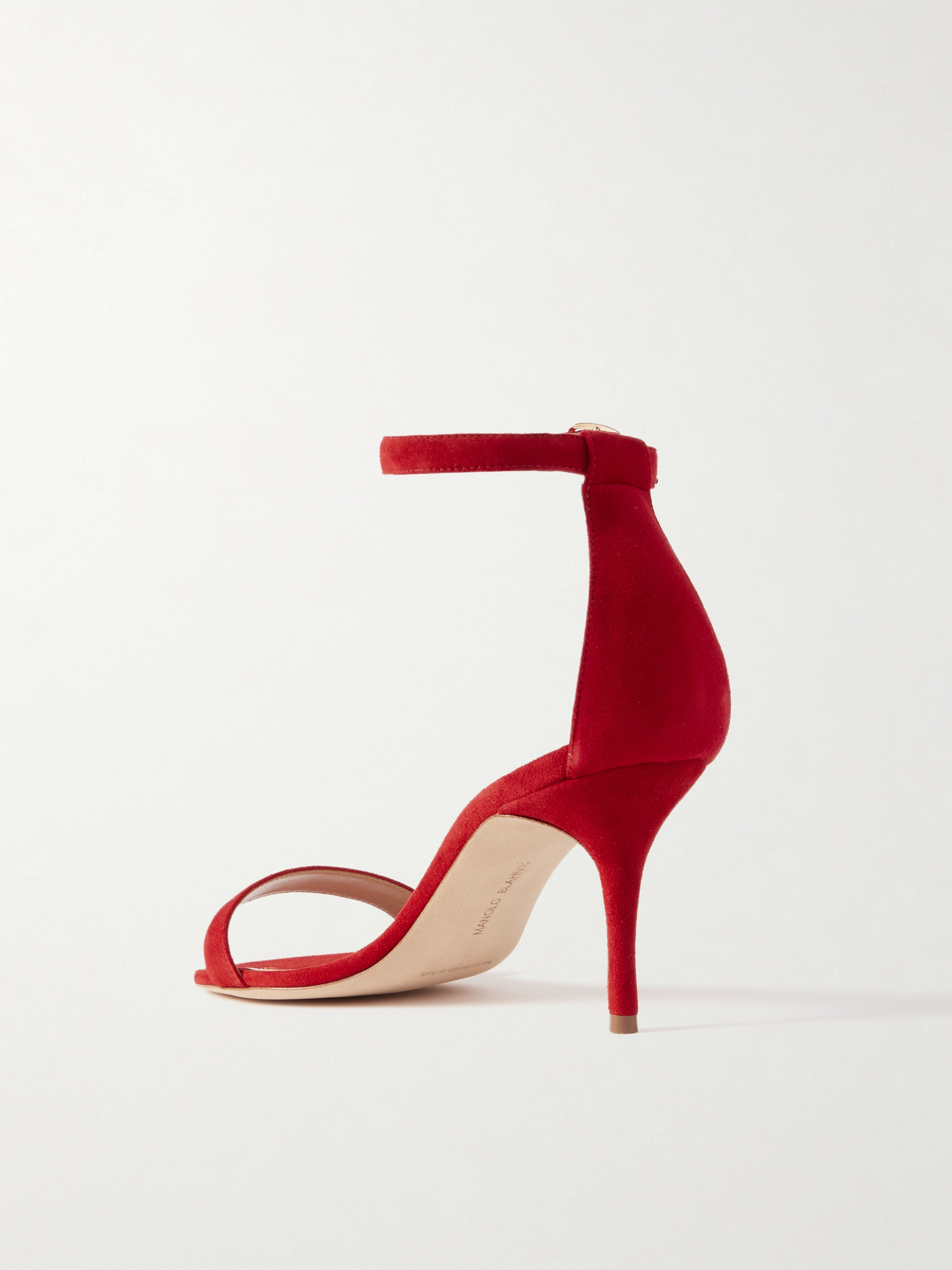 MANOLO BLAHNIK Chaos 70 suede sandals thumbnail