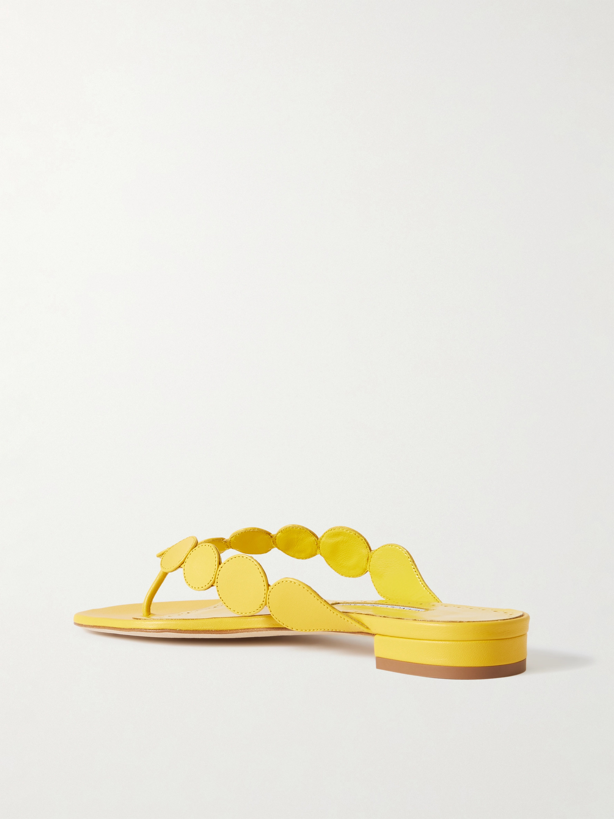 MANOLO BLAHNIK Nour leather sandals thumbnail