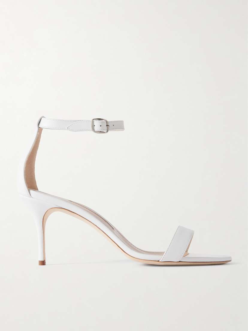 Manolo Blahnik Chaos 70 Leather Sandals