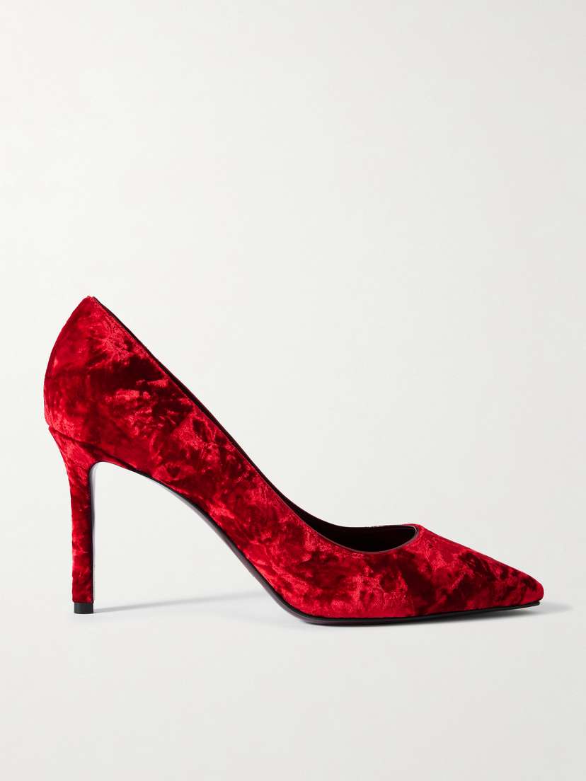 Jimmy Choo Romy 85 Velvet Pumps