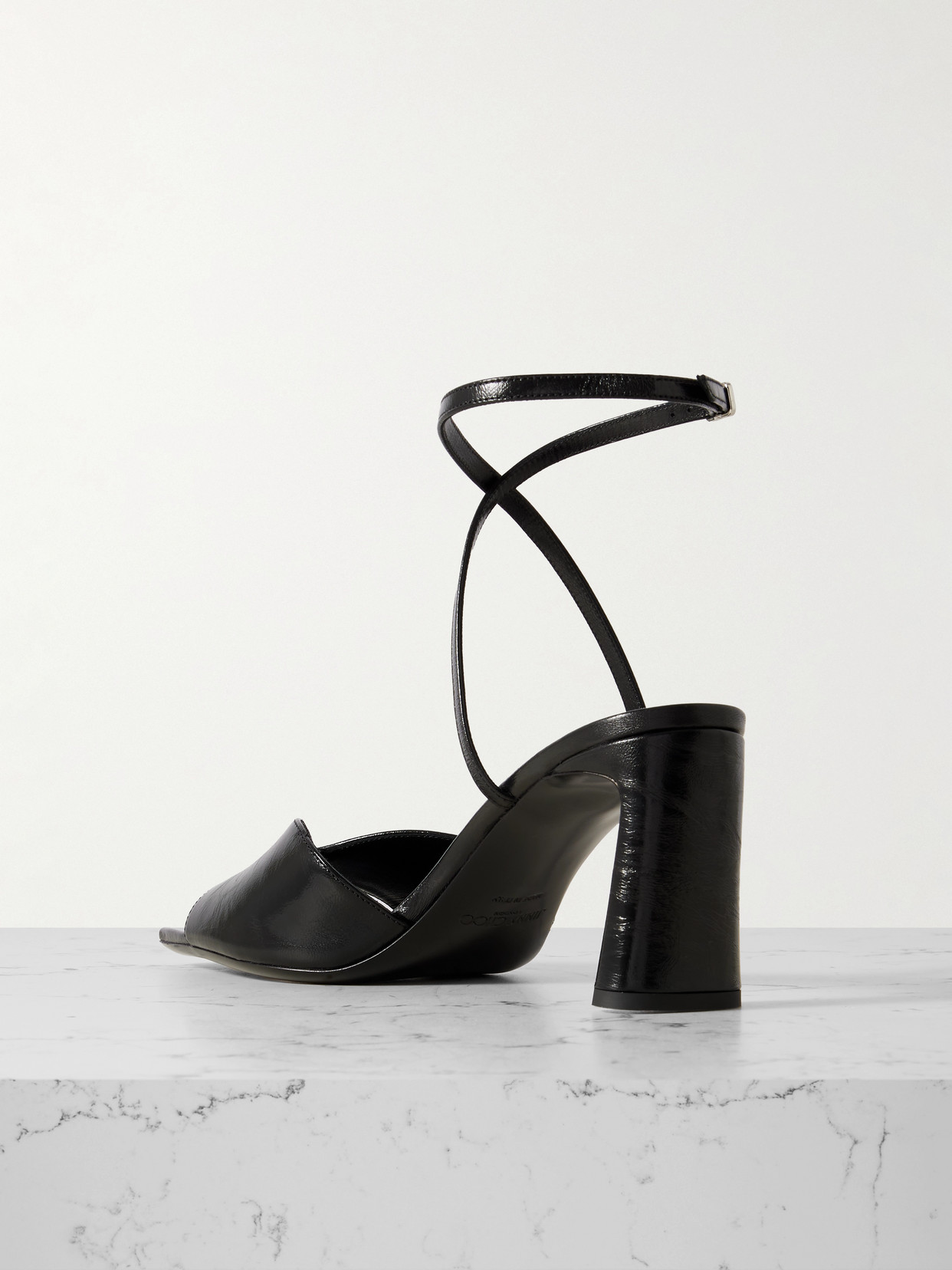 Karli 75 Textured-Leather Sandals