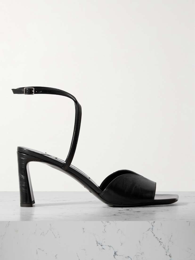 Jimmy Choo Karli 75 Textured-leather Sandals