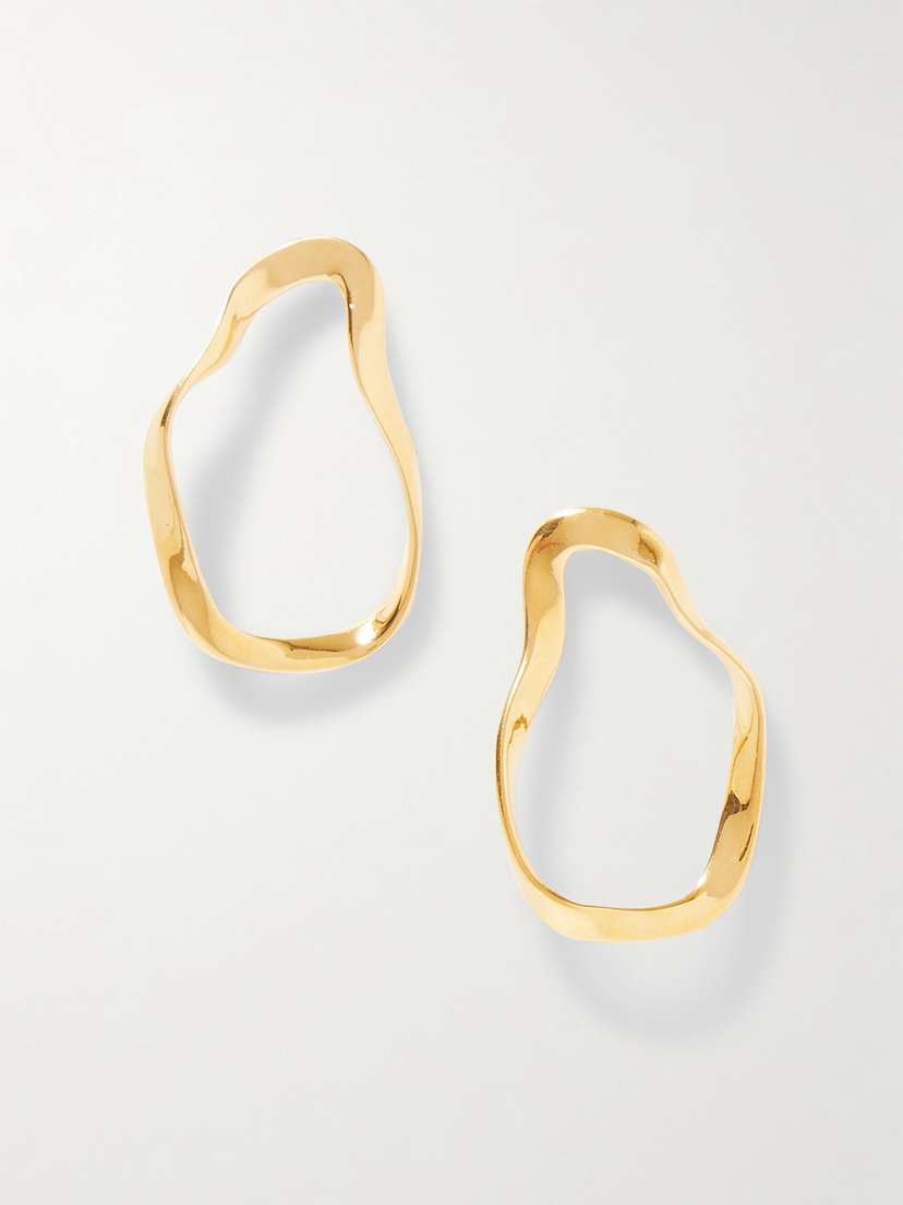 AGMES Small Vera Recycled Gold Vermeil Earrings
