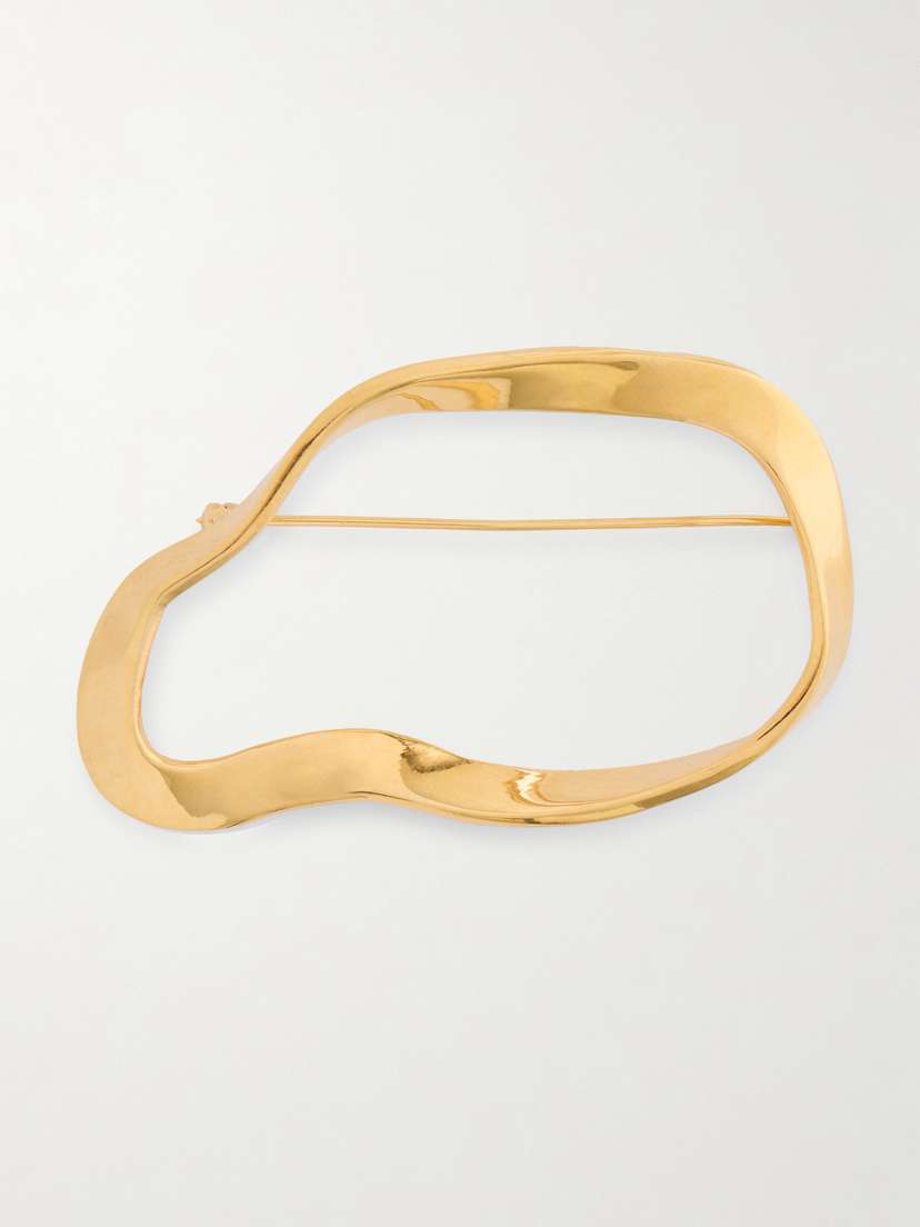 AGMES Vera Gold Vermeil Brooch