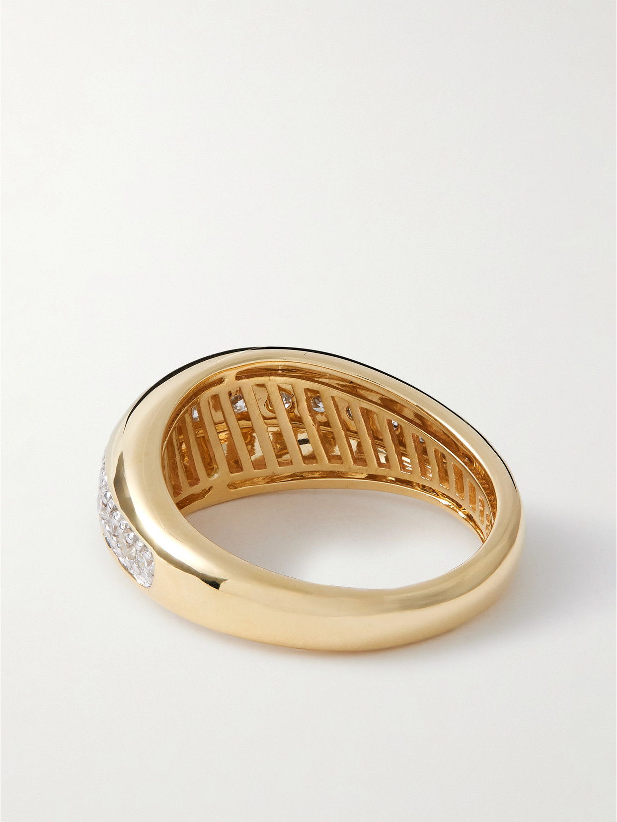 Stone And Strand Pistachio 10-karat Gold Diamond Ring In Gold