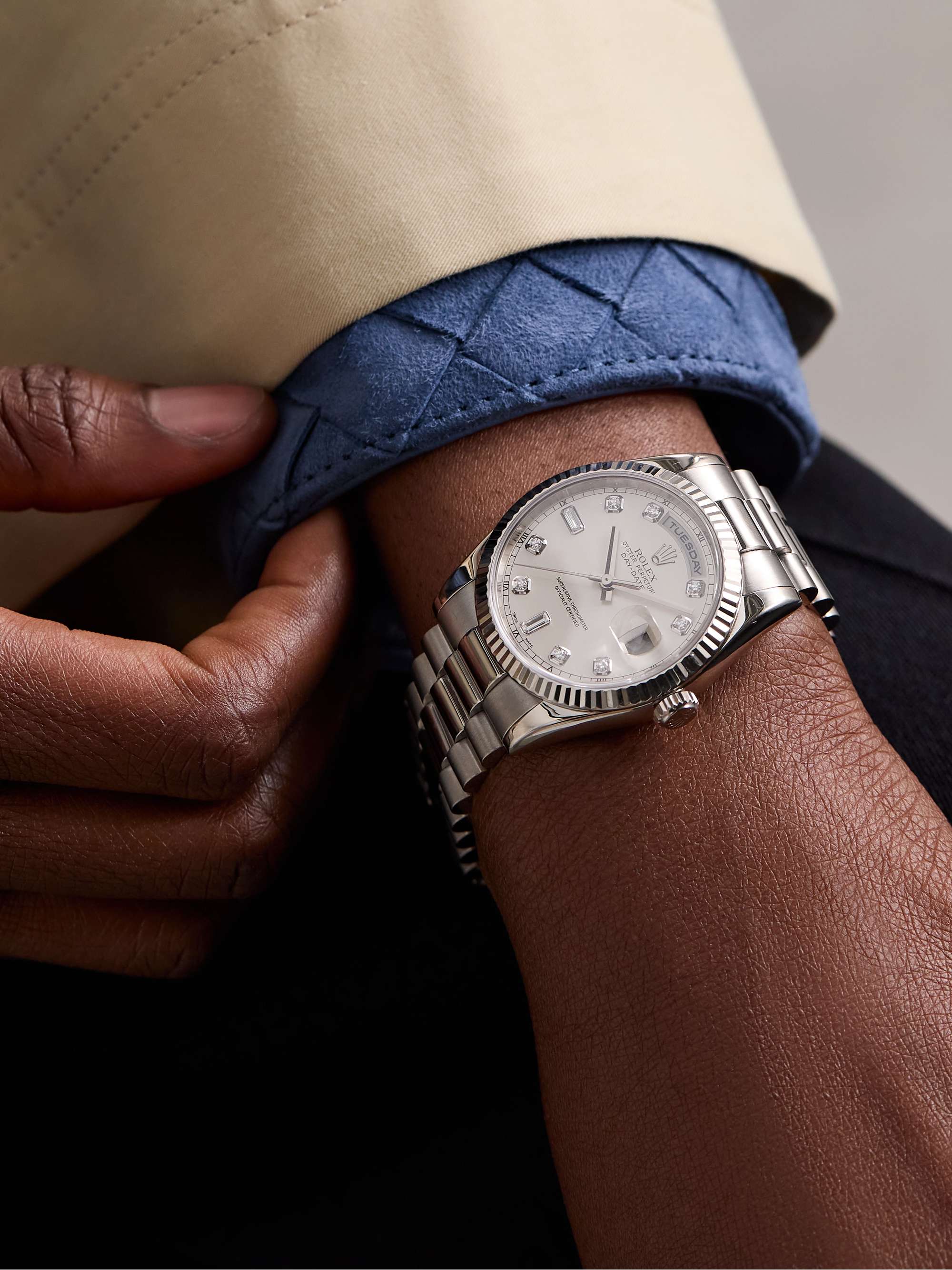 STEPHANIE WINDSOR + Rolex Vintage 2002 Oyster Perpetual Day