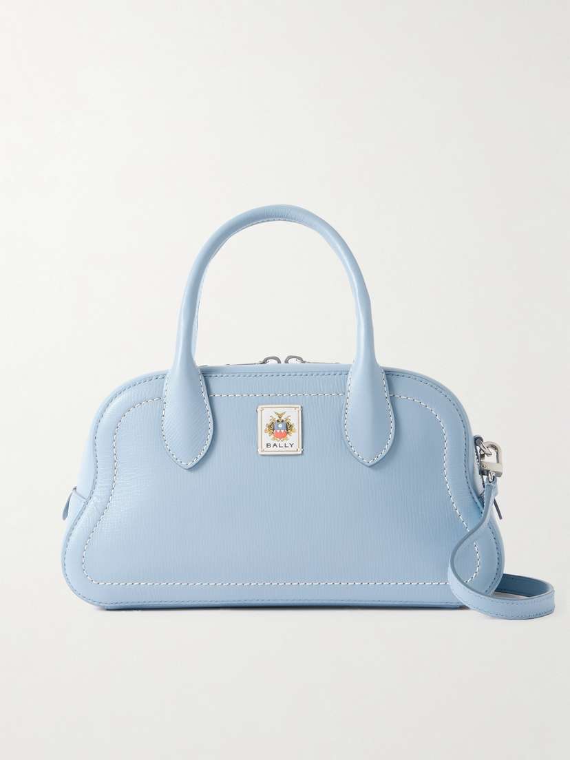 BALLY Unda Appliquéd Leather Tote