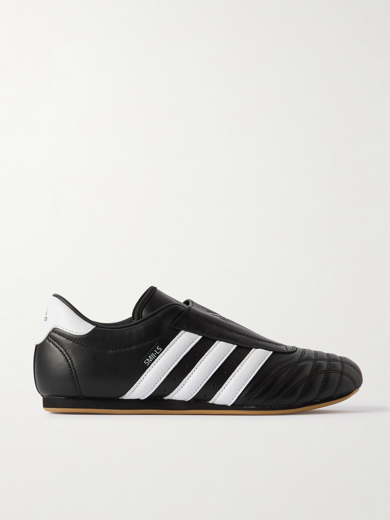 adidas Originals - Taekwondo Striped Leather Sneakers - Black