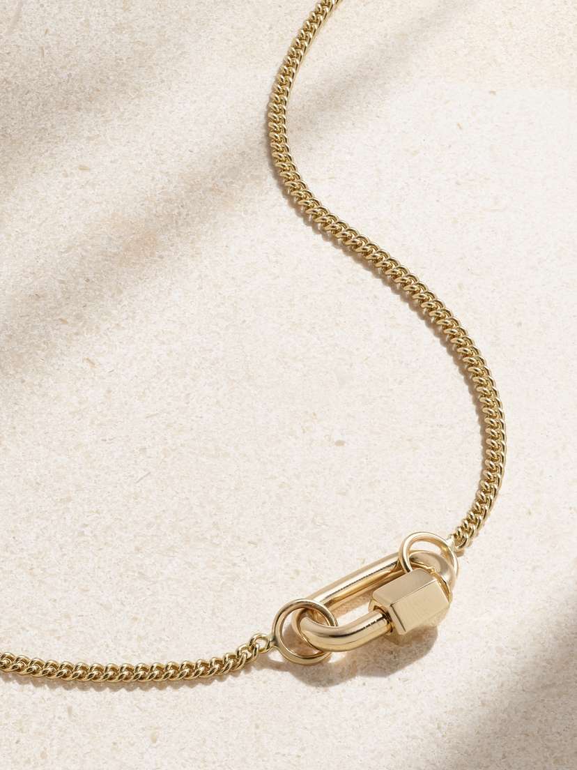 Marla Aaron 14-karat Gold Necklace