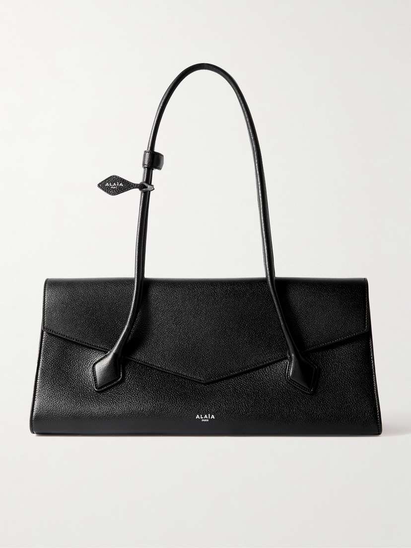 Alaïa Le Teckel Flap Textured-leather Shoulder Bag