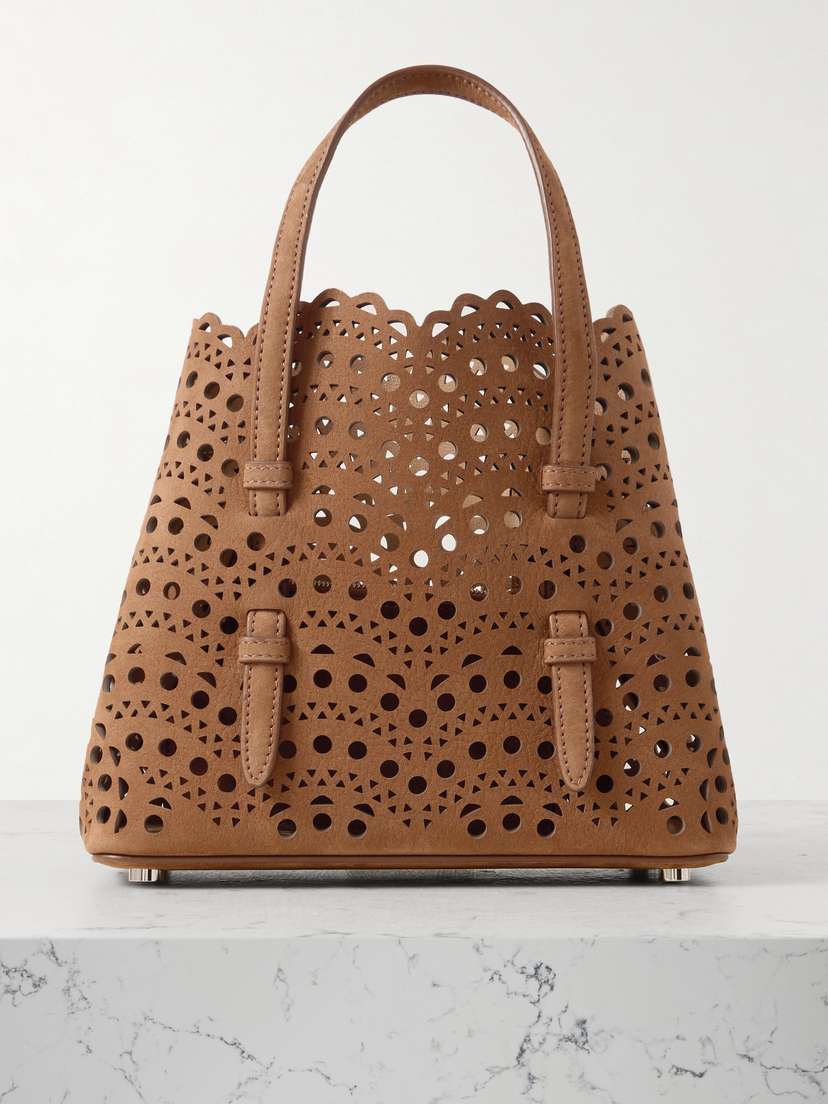 Alaïa Mina 20 Laser-cut Leather Tote