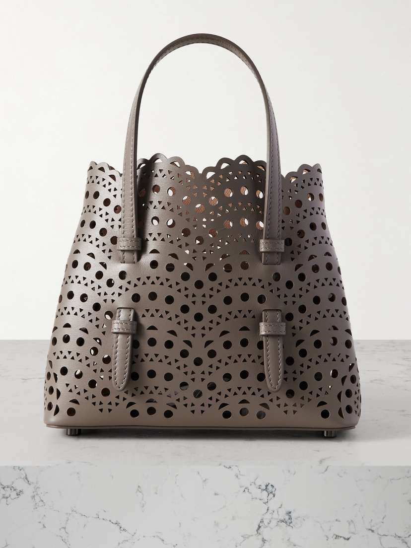 Alaïa Mina 20 Laser-cut Leather Tote