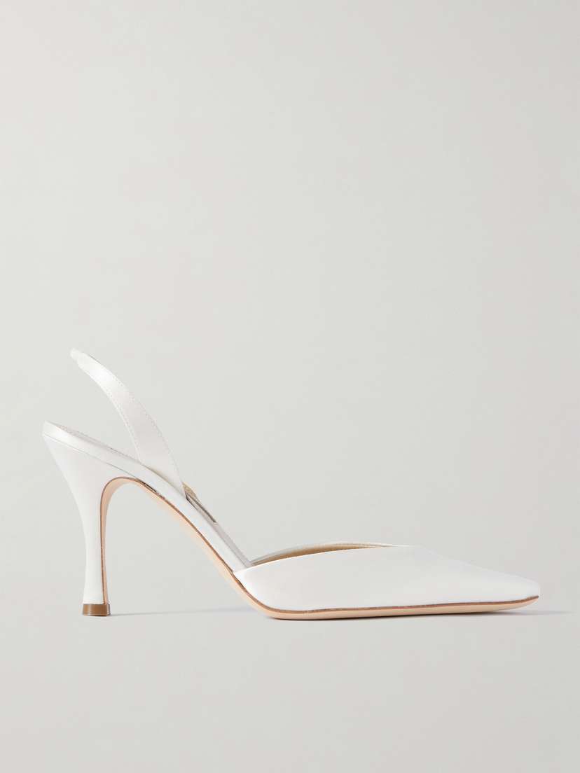 Danielle Frankel Hannah Satin Slingback Pumps