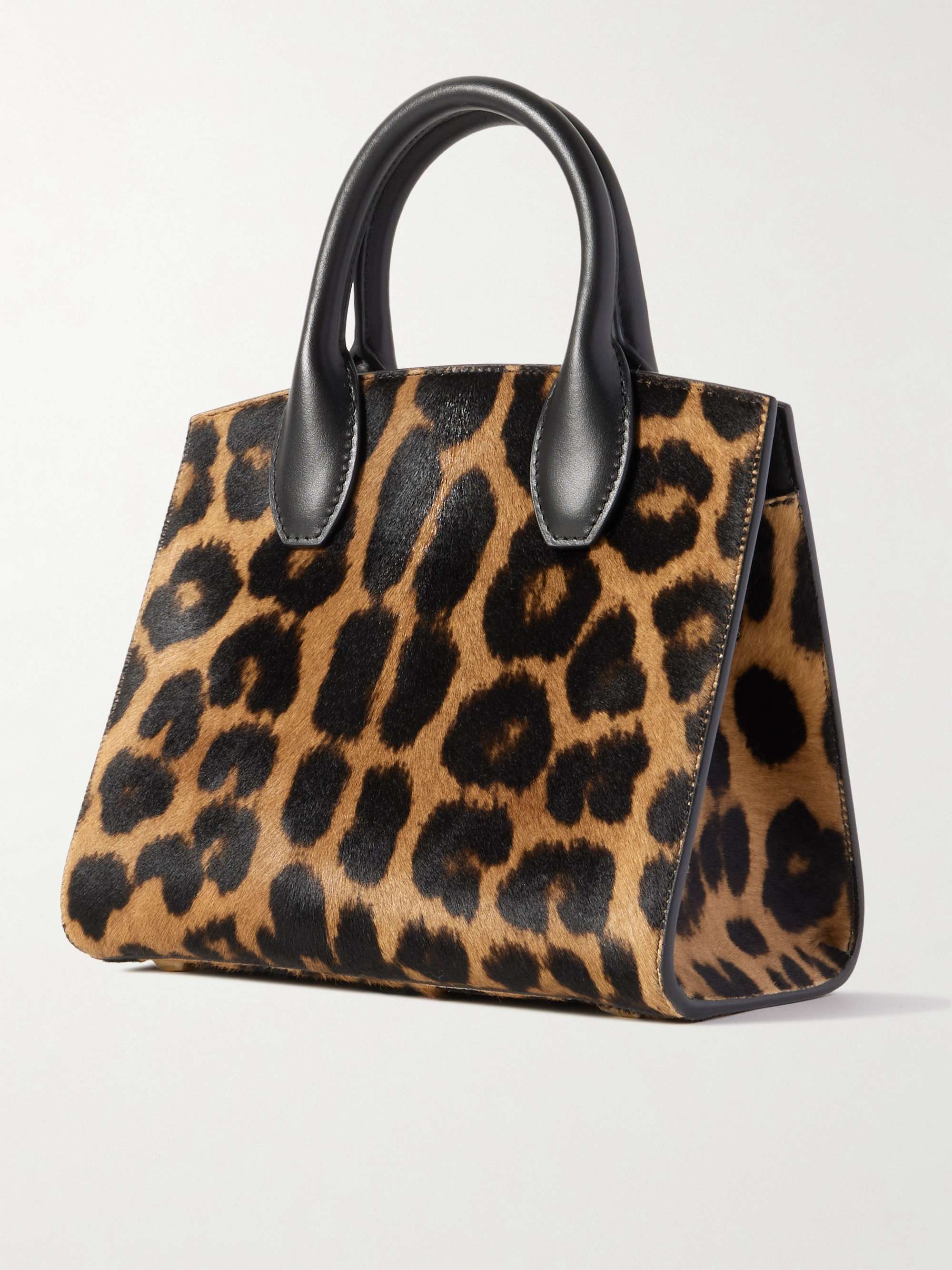 FERRAGAMO The Studio Box textured-leather tote