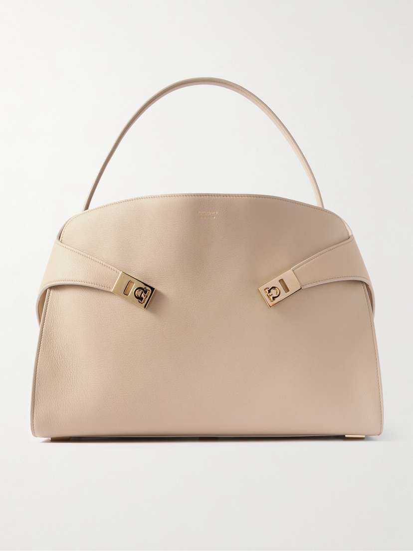 Ferragamo Hug Medium Leather Tote