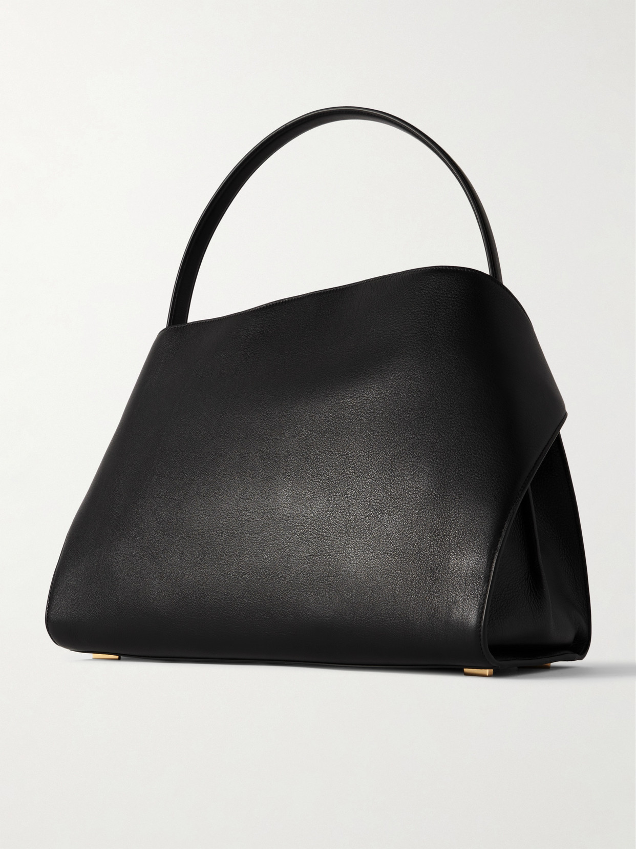 Ferragamo Hug Medium Leather Tote In Black