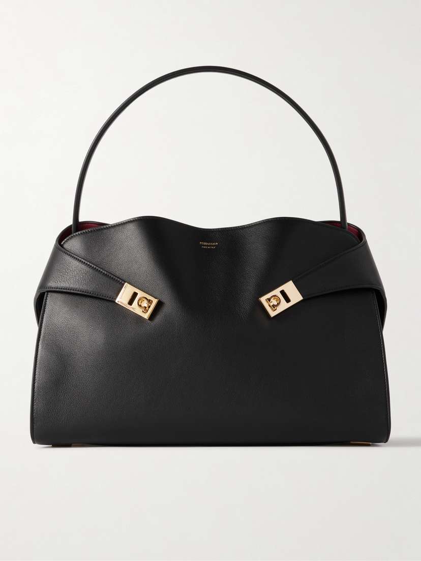 Ferragamo Hug Medium Leather Tote