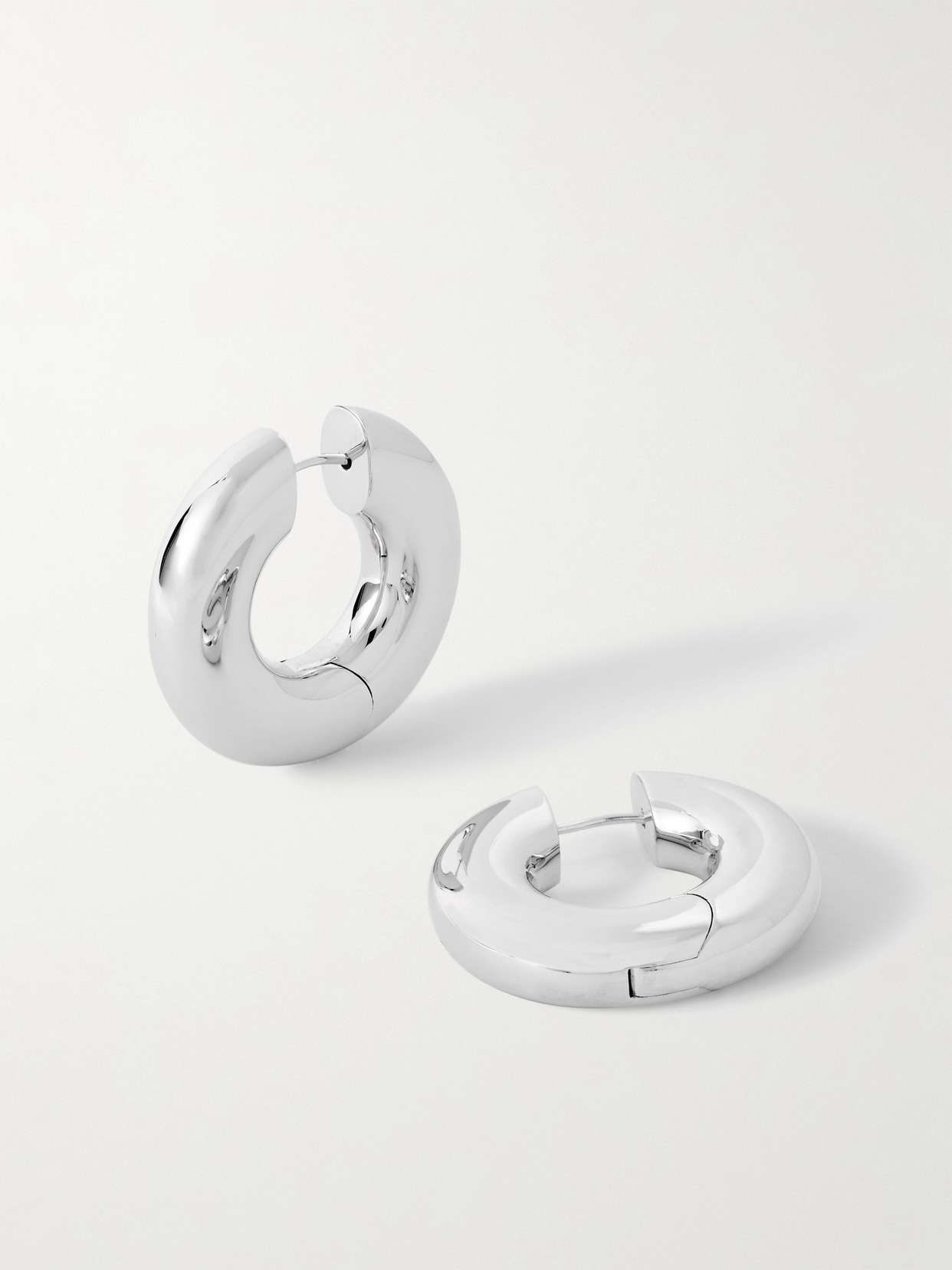 Laura Lombardi Silver-plated Hoop Earrings