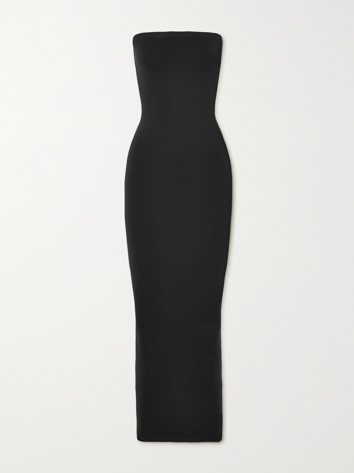 Wolford Fatal Strapless Stretch-jersey Maxi Dress In Black