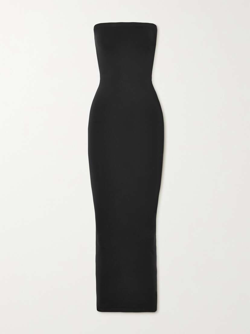 Wolford Fatal Strapless Stretch-jersey Maxi Dress