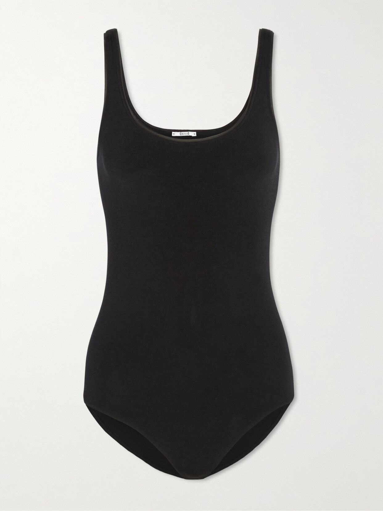 Shop Wolford Jamaika Stretch-jersey Bodysuit In Black