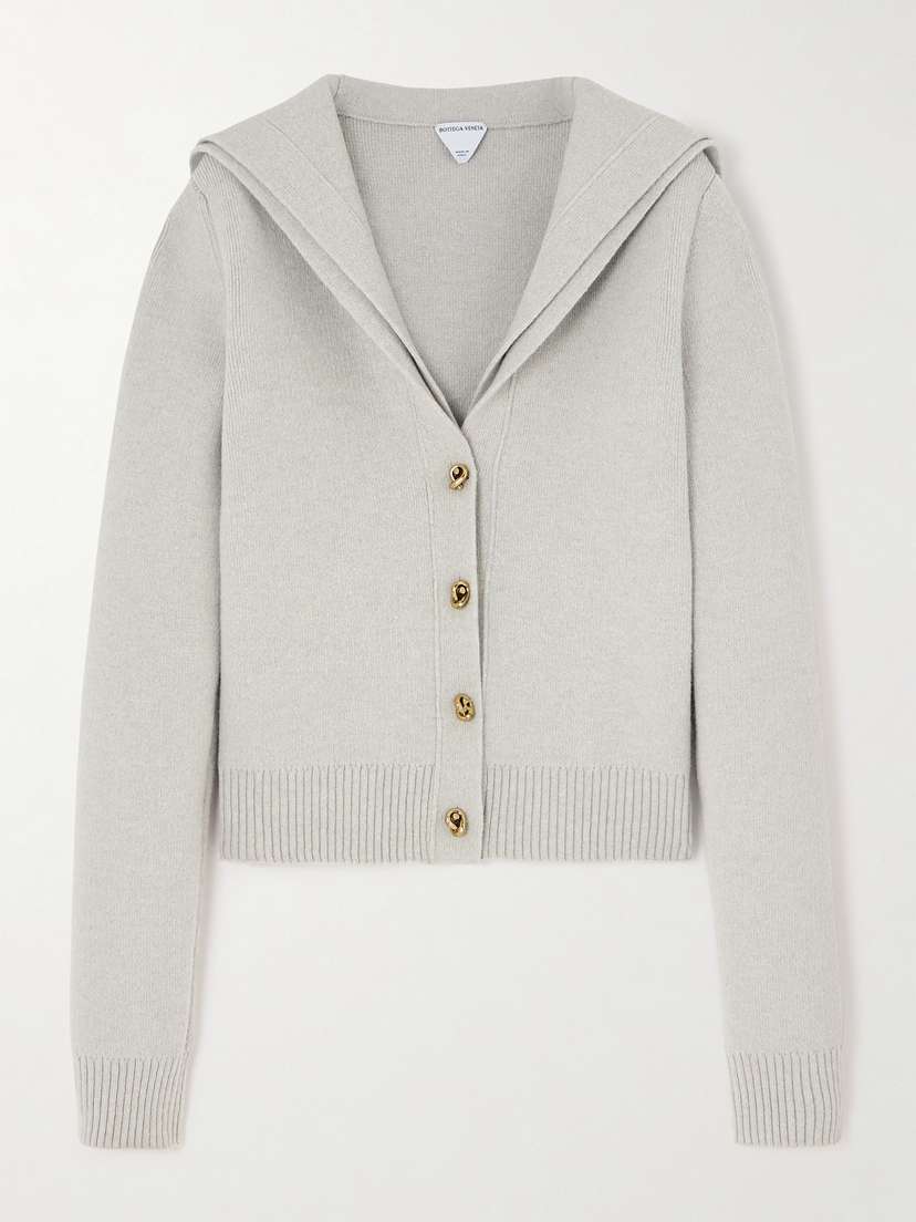 Bottega Veneta ayered Wool Cardigan
