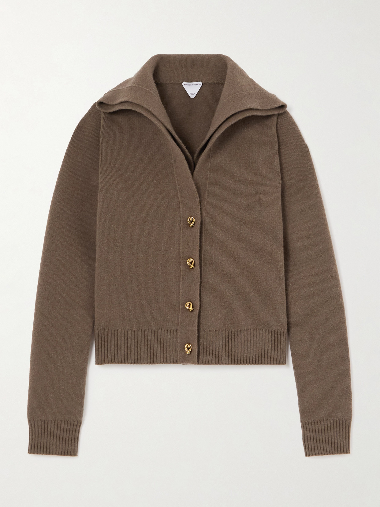 Bottega Veneta - Layered Wool Cardigan - Brown