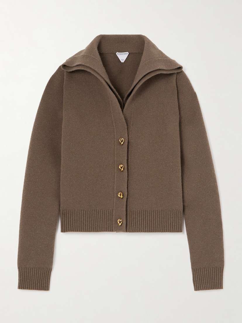 Bottega Veneta Layered Wool Cardigan