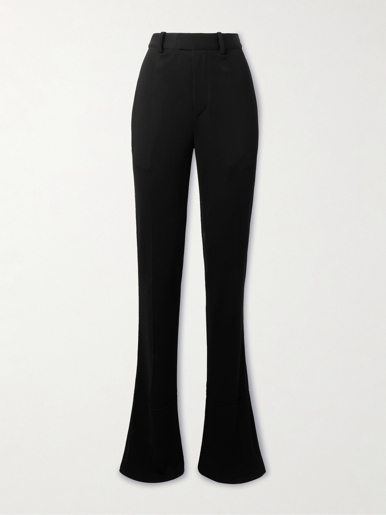 Bottega Veneta Jersey Flared Pants In Black