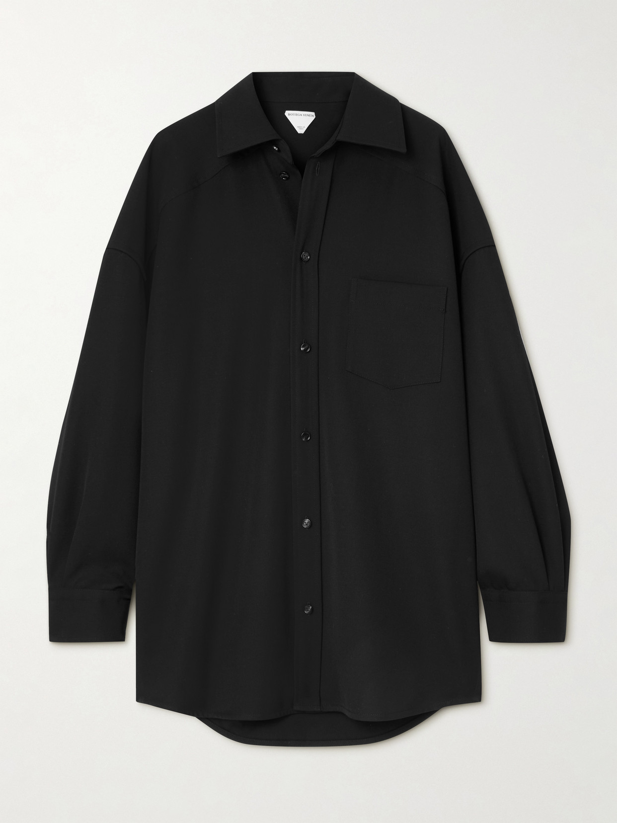 Bottega Veneta - Wool-twill Shirt - Black