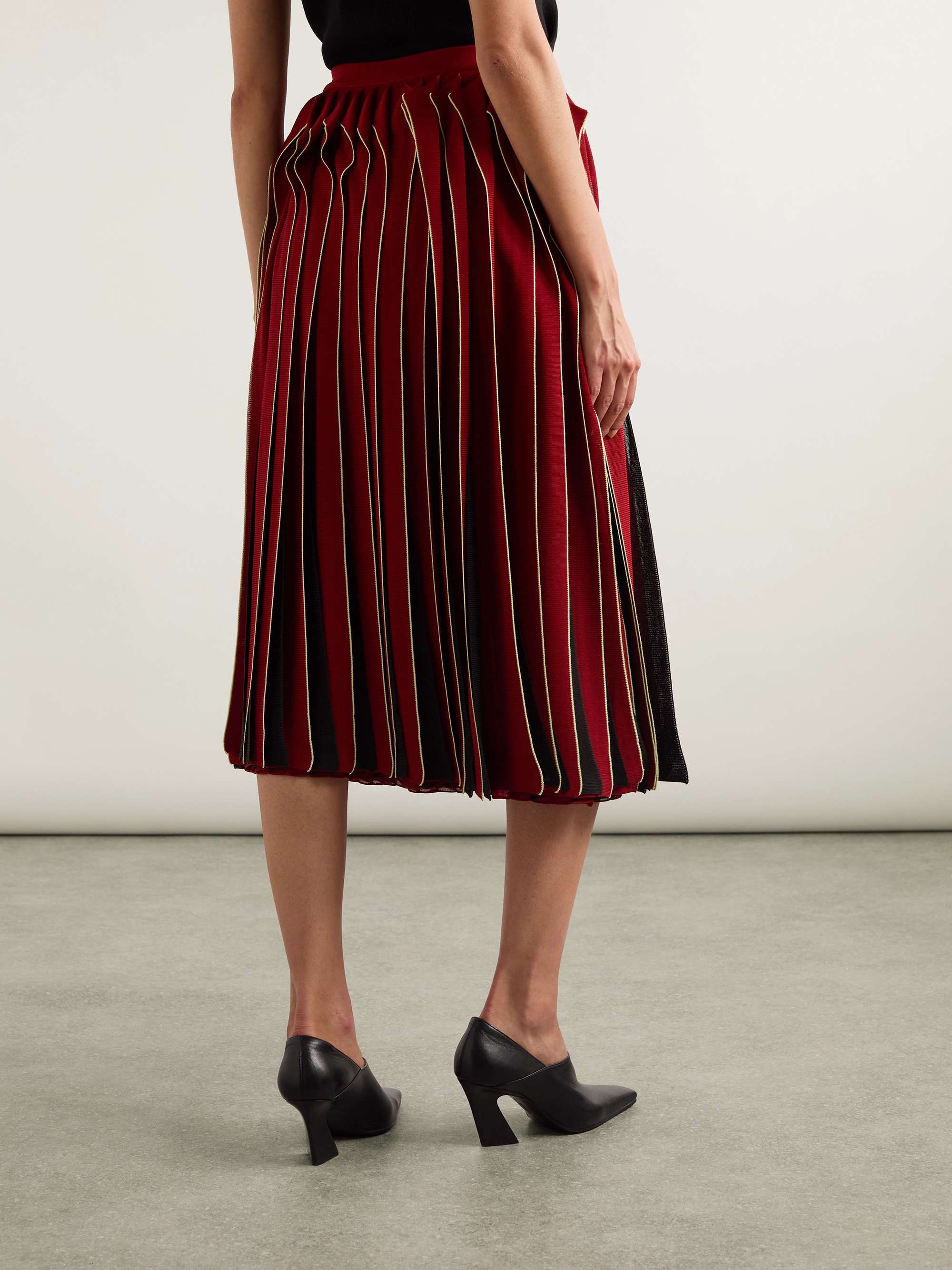 Alex Marie Coordinating Neve Stripe A-Line Skirt, Size 12