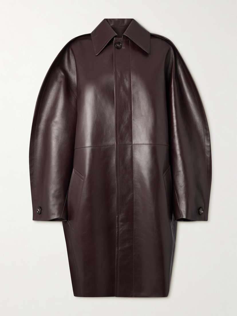 Bottega Veneta Paneled Leather Coat
