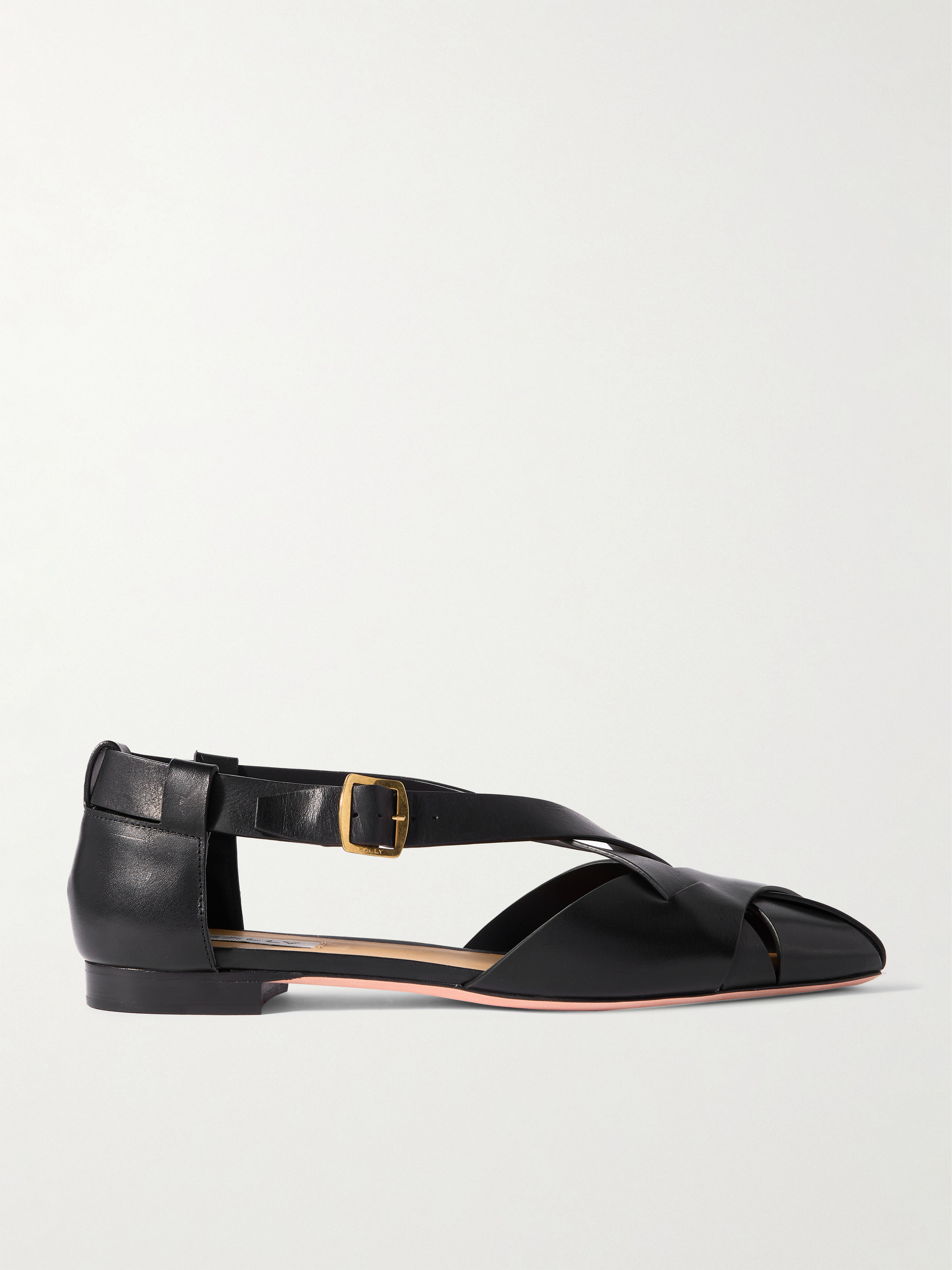 BALLY Siana woven leather sandals