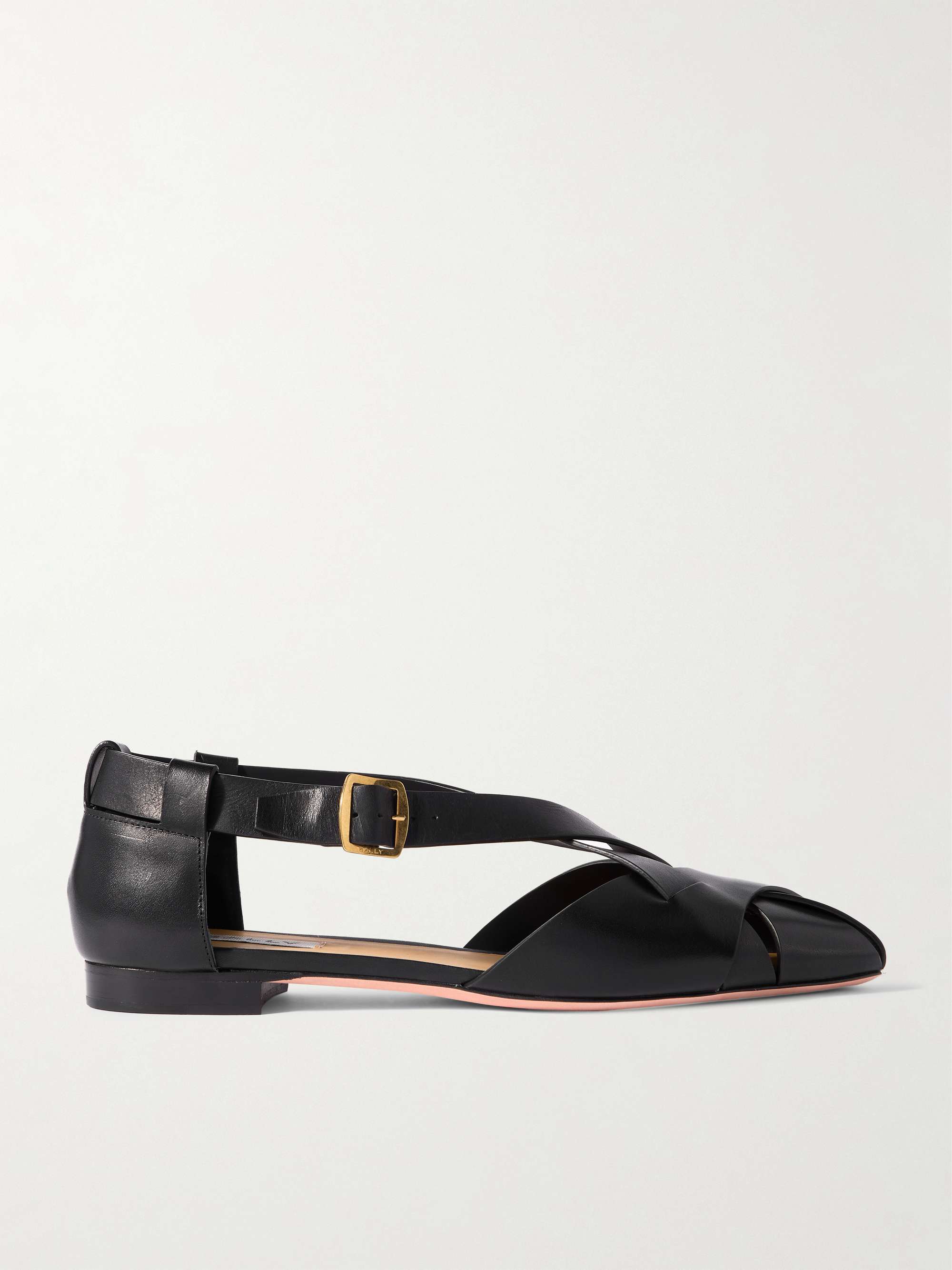 BALLY Siana woven leather sandals | NET-A-PORTER