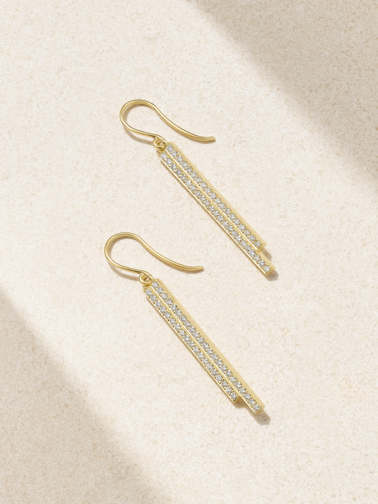 Jennifer Meyer 18-karat Gold Diamond Earrings